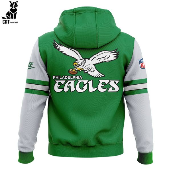 Philadelphia Eagles NFL Nike Logo Green Design 3D Hoodie