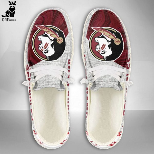 PREMIUM NCAA Florida State Seminoles Custom Name Hey Dude Shoes