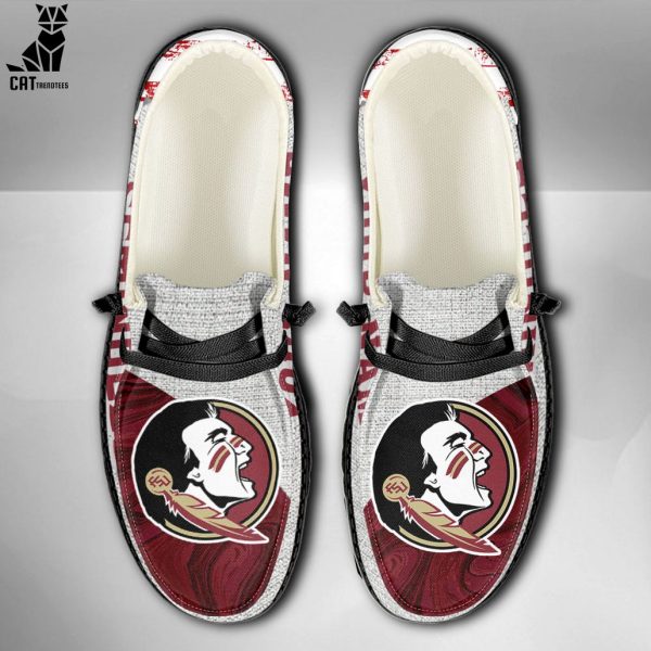 PREMIUM NCAA Florida State Seminoles Custom Name Hey Dude Shoes