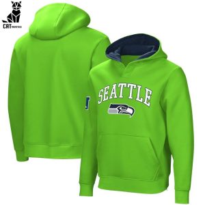 Seattle Seahawks Green Design 3D Hoodie
