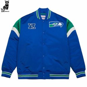Seattle Seahawks NFL 2023 Mascot Design Baseball Jacket