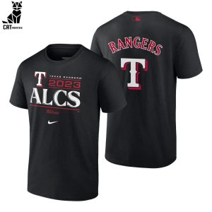 Taxas Gangers 2023 ALCS Nike Logo Black Design 3D T-Shirt