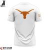Texas Longhorns Embrace The Hate Logo White Design 3D T-Shirt