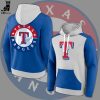 Texas Rangers Baseball Nike Logo Blue Red Design 3D Hoodie