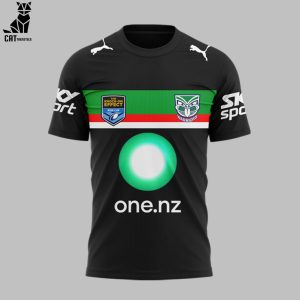 The Knock On Effect NSW Up The Wahs One.nz NRL Black Logo Design 3D T-Shirt