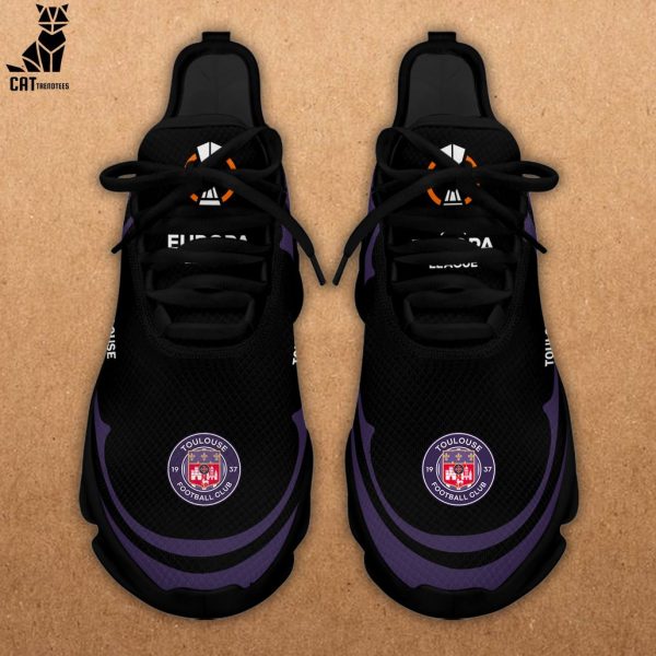 Toulouse Clunky Football Club Black Purple Design Max Soul Shoes