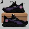 Toulouse Clunky Football Club Full Black Purple Trim Design Max Soul Shoes