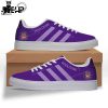 Toulouse Logo Design White Purple Trim Stan Smith