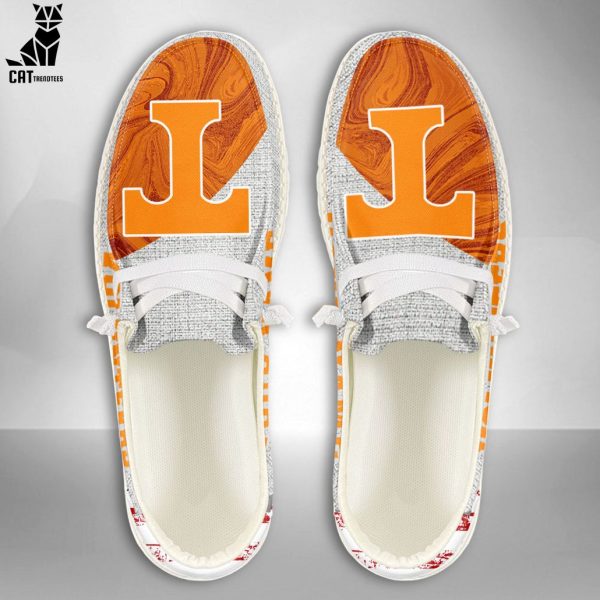 TRENDING NCAA Tennessee Volunteers Custom Name Hey Dude Shoes