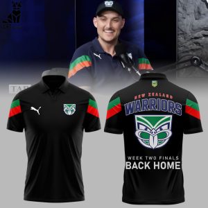 Up The Wahs It’s Our Year NRL Warriors Black NRL Design 3D Polo Shirt