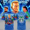 Up The Wahs Warriors Blue Portrait Logo Design 3D T-Shirt