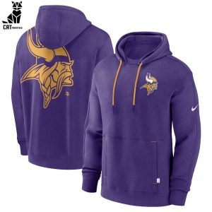 Vikings Hoodie Mascot Nike Logo Purple Design 3D Hoodie