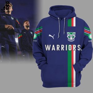 Warriors New Zealand Warriors Puma Mascot Blue Design 3D Hoodie
