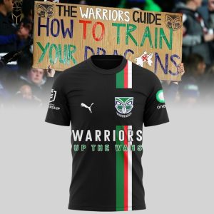 Warriors Up The Wahs Keep The Faith New Zealand Warriors Design 3D T-Shirt