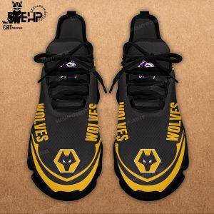 Wolverhampton Wanderers Black Yellow Design Max Soul Shoes