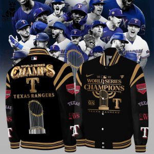 World Series Champions Texas Rangers Nike Logo Design Baseball Jacket
