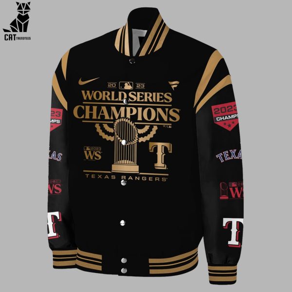 World Series Champions Texas Rangers Nike Logo Design Baseball Jacket