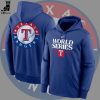World Series Champions Texas Rangers Logo Blue Design 3D Hoodie