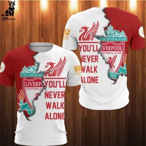 You’ll Never Walk Alone Liverpool Football Club EST 1892 Nike Logo Design 3D T-Shirt