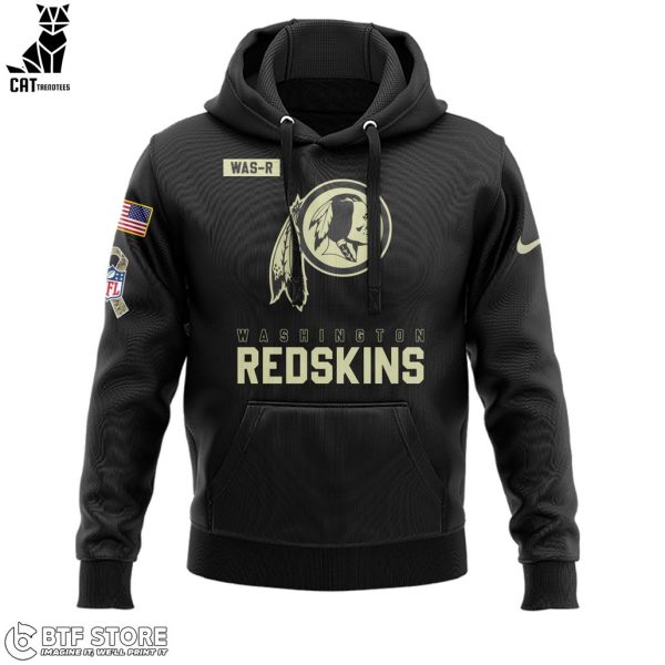 Washington Redskins NFL Nike Logo Black Design 3D Hoodie Longpant Cap Set