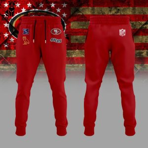 49ers Owl Mascot Full Red Design 3D Hoodie Longpant Cap Set