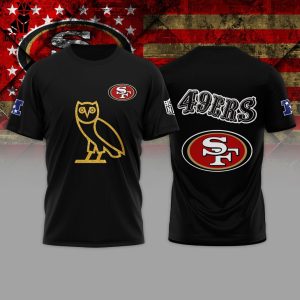 49ers Owl SF Logo Black Design 3D Hoodie
