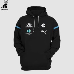 AFL Carlton Blues Stronger Together Great Southern Bank Black Design 3D Hoodie