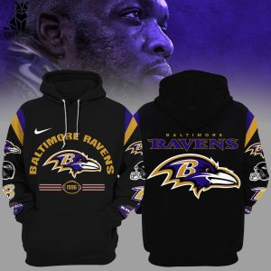 Baltimore Ravens 1996 Nike Logo Design 3D Hoodie