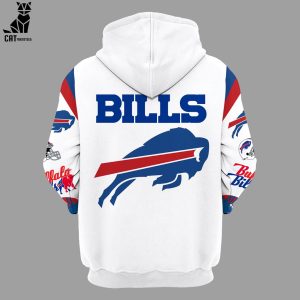 Buffalo Bills NFL1959 Nike Logo White Design 3D Hoodie