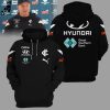 Carlton Blues FC Hyundai Logo Black Design 3D Hoodie