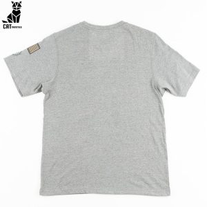 Chicago Blackhawks Military Appreciation Gray Design 3D T-Shirt