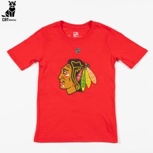 Chicago Blackhawks Red Design 3D T-Shirt