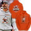 Cleveland Browns Backers Worldwide NFL Logo Black Design 3D Hoodie