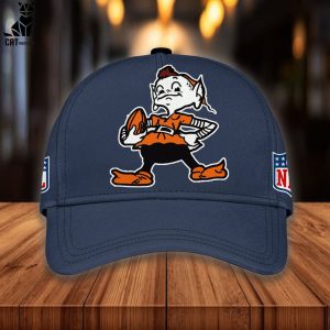 Cleveland Browns Mascot NFL Blue Design Hoodie Longpant Cap Set