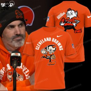 Cleveland Browns Mascot Orange Nike Logo Design 3D Hoodie