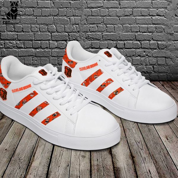 Cleveland Browns White Orange Trim Design Stan Smith