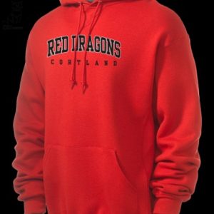 Cortland Red Dragons Football Red Design 3D Hoodie