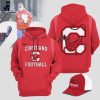 Cortland Red Dragons Football Red Design 3D Hoodie