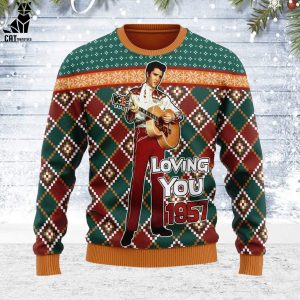 Elvis Presley ‘Loving You’ 1957 Christmas Design 3D Sweater