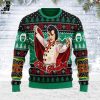 Elviss Presleyy With Santa Christmas Design 3D Sweater