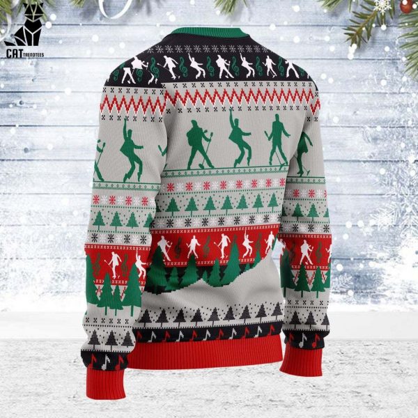 Elviss Presleyy With Santa Christmas Design 3D Sweater