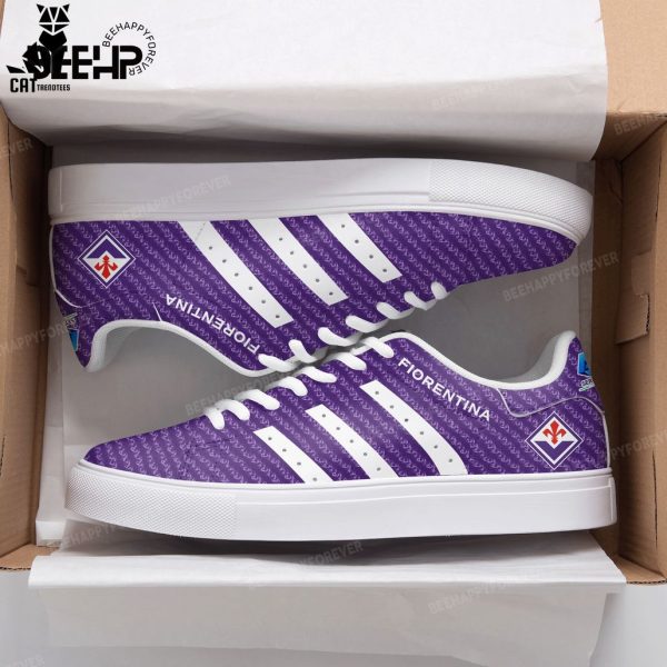 Fiorentina Logo Purple White Trim Design Stan Smith