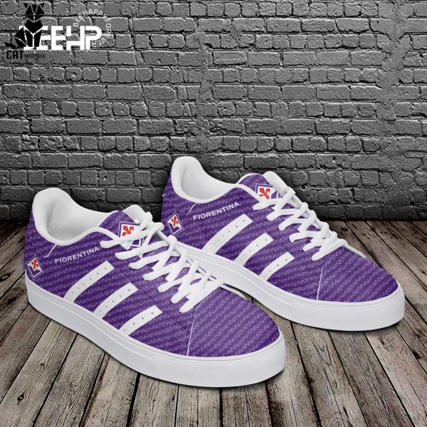 Fiorentina Logo Purple White Trim Design Stan Smith