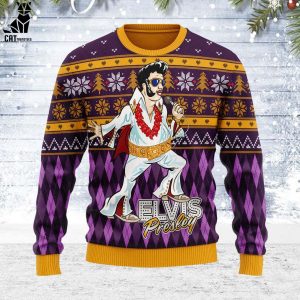 Gearhomie Elvis Fatley Meme Christmas Design 3D Sweater