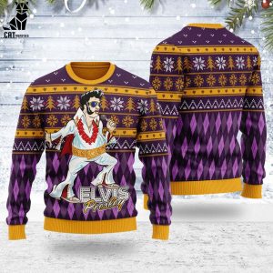 Gearhomie Elvis Fatley Meme Christmas Design 3D Sweater