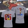 George Kittle Red 86 Portrait Design 3D Polo Shirt