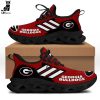 Georgia Bulldogs National Champions Running Black Red Design Max Soul Shoes