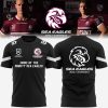 Home Of The Mightly Sea Eagles Manly Warringah Sea Eagles White Mascot Design 3D T-Shirt