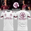 Home Of The Mightly Sea Eagles Manly Warringah Sea Eagles Black Mascot Design 3D T-Shirt