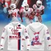 Hotty Toddy Ole Miss Hoodie Rebels Football Champions NCAA White Nike Logo Design 3D Hoodie